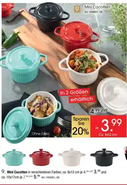 Zurbrüggen Mini cocotten Angebot