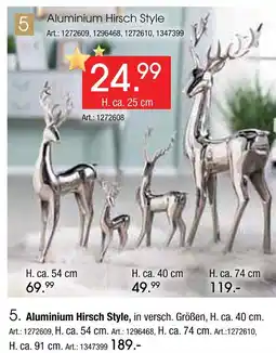 Zurbrüggen Aluminium hirsch style Angebot