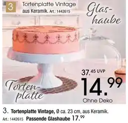 Zurbrüggen Tortenplatte vintage Angebot