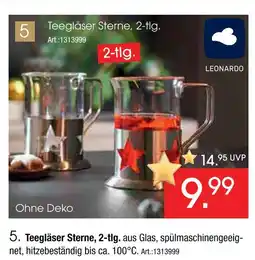 Zurbrüggen Leonardo teegläser sterne, 2-tlg Angebot