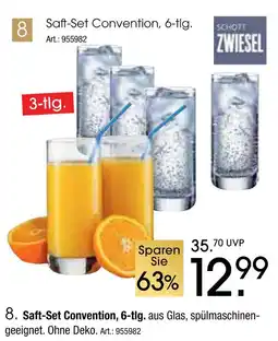 Zurbrüggen Schott zwiesel saft-set convention, 6-tlg Angebot
