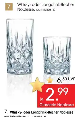 Zurbrüggen Whisky- oder longdrink-becher noblesse Angebot