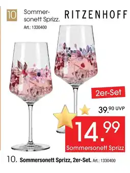 Zurbrüggen Ritzenhoff sommersonett sprizz, 2er-set Angebot