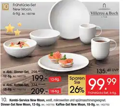 Zurbrüggen Villeroy & boch kombi-service new moon Angebot