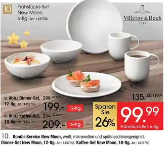 Zurbrüggen Villeroy & boch kombi-service new moon Angebot