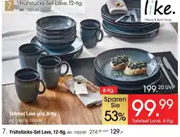 Zurbrüggen Like. frühstücks-set lave Angebot