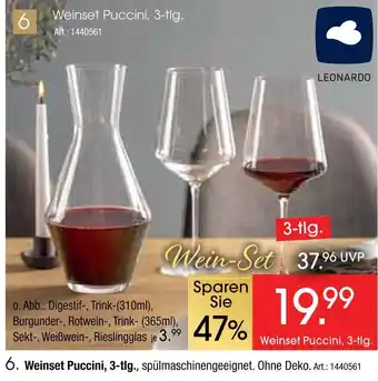 Zurbrüggen Leonardo weinset puccini, 3-tlg Angebot