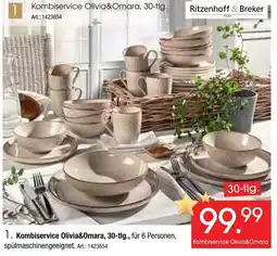 Zurbrüggen Ritzenhoff & breker kombiservice olivia&omara, 30-tlg Angebot