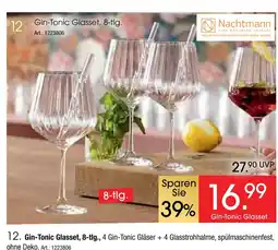 Zurbrüggen Nachtmann gin-tonic glasset, 8-tlg Angebot