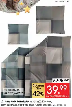 Zurbrüggen Mako-satin bettwäsche Angebot