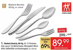 Zurbrüggen Zwilling besteck beverly, 60-tlg Angebot