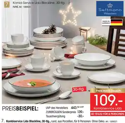 Zurbrüggen Seltmann weiden kombiservice lido blackline Angebot