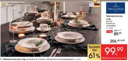 Zurbrüggen Villeroy & boch tafelservice grey lines, 12-tlg Angebot