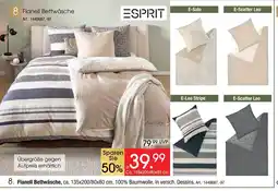 Zurbrüggen Esprit flanell bettwäsche Angebot