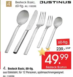 Zurbrüggen Justinus besteck basic, 60-tlg Angebot