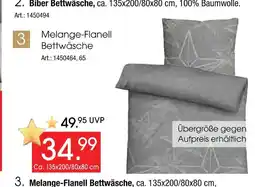 Zurbrüggen Melange-flanell bettwäsche Angebot