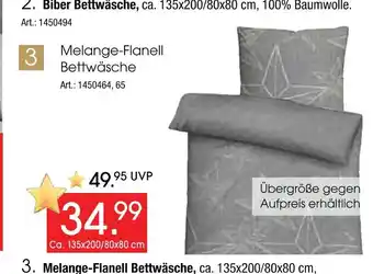 Zurbrüggen Melange-flanell bettwäsche Angebot