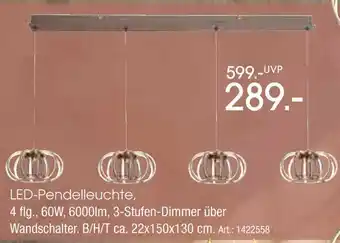 Zurbrüggen Geeti led-pendelleuchte Angebot
