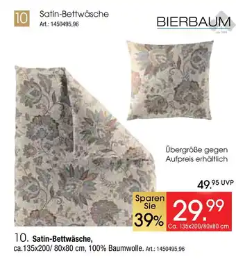 Zurbrüggen Bierbaum satin-bettwäsche Angebot