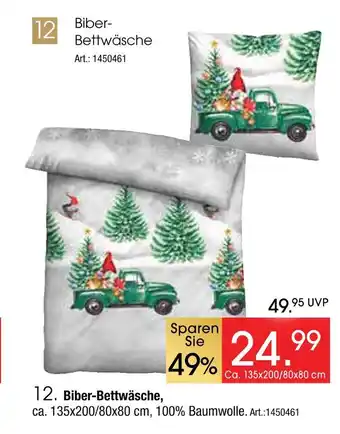 Zurbrüggen Biber-bettwäsche Angebot