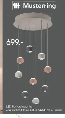 Zurbrüggen Musterring led-pendelleuchte Angebot
