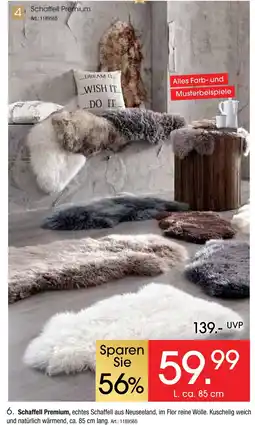 Zurbrüggen Schaffell premium Angebot
