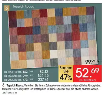 Zurbrüggen Teppich rocco Angebot
