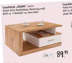 Zurbrüggen Couchtisch iguan Angebot