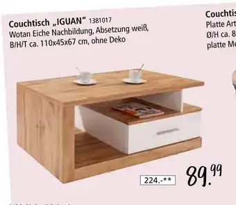 Zurbrüggen Couchtisch iguan Angebot