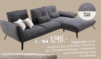 Zurbrüggen Eckgarnitur Angebot