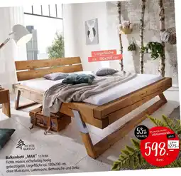 Zurbrüggen Fichte massiv balkenbett „max“ Angebot