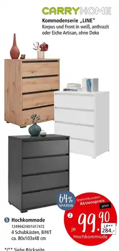 Zurbrüggen Carryhome hochkommode Angebot