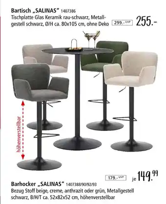 Zurbrüggen Bartisch 'salinas' Angebot