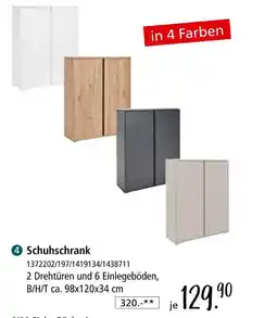Zurbrüggen Schuhschrank Angebot