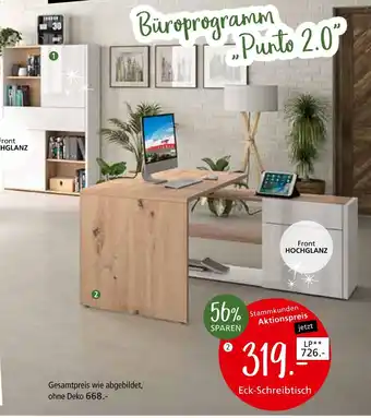 Zurbrüggen Eck-schreibtisch Angebot