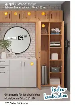 Zurbrüggen Spiegel „tondo“ Angebot