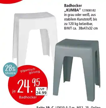 Zurbrüggen Badhocker kumba Angebot