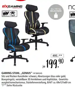 Zurbrüggen Bxgaming gaming-stuhl genius Angebot