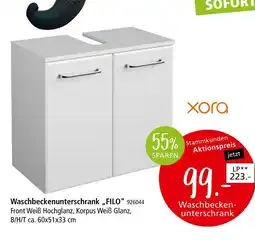 Zurbrüggen Xora waschbeckenunterschrank filo Angebot