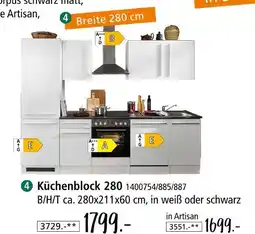Zurbrüggen Küchenblock 280 Angebot