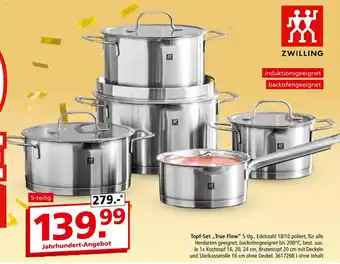 Segmüller Zwilling topf-set 'true flow' Angebot