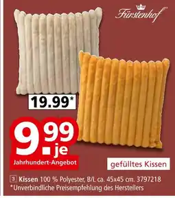 Segmüller Fürstenhof gefülltes kissen Angebot