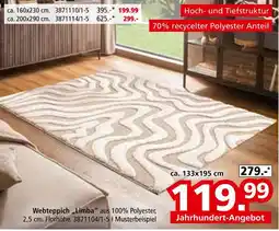 Segmüller Webteppich „limba“ ca. 133x195 cm Angebot