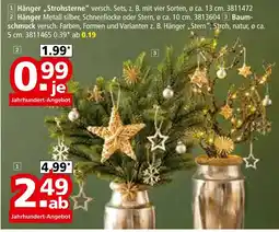 Segmüller Hänger 'strohsterne' Angebot