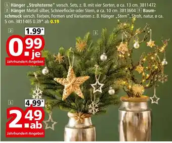 Segmüller Hänger 'strohsterne' Angebot