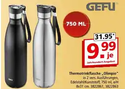 Segmüller Gefu thermotrinkflasche „olimpio“ schwarz Angebot
