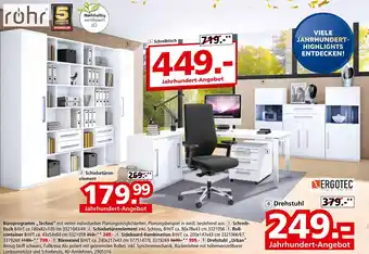 Segmüller Rohr büroprogramm „techno“ Angebot