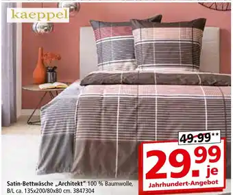 Segmüller Kaeppel satin-bettwäsche „architekt“ Angebot