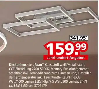 Segmüller Deckenleuchte paan Angebot