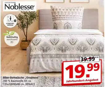 Segmüller Noblesse biber-bettwäsche „ornament“ Angebot